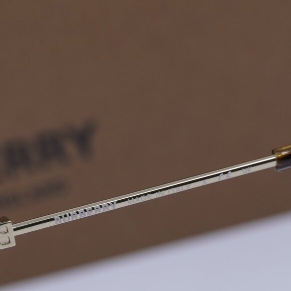 Burberry BE1376 1340 Cat eye Eyeglasses 55mm - Light Gold - Picture 10 of 10